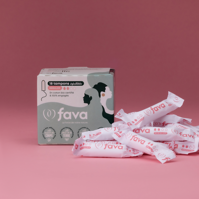 Tampons hygiéniques bio régulier - FAVA