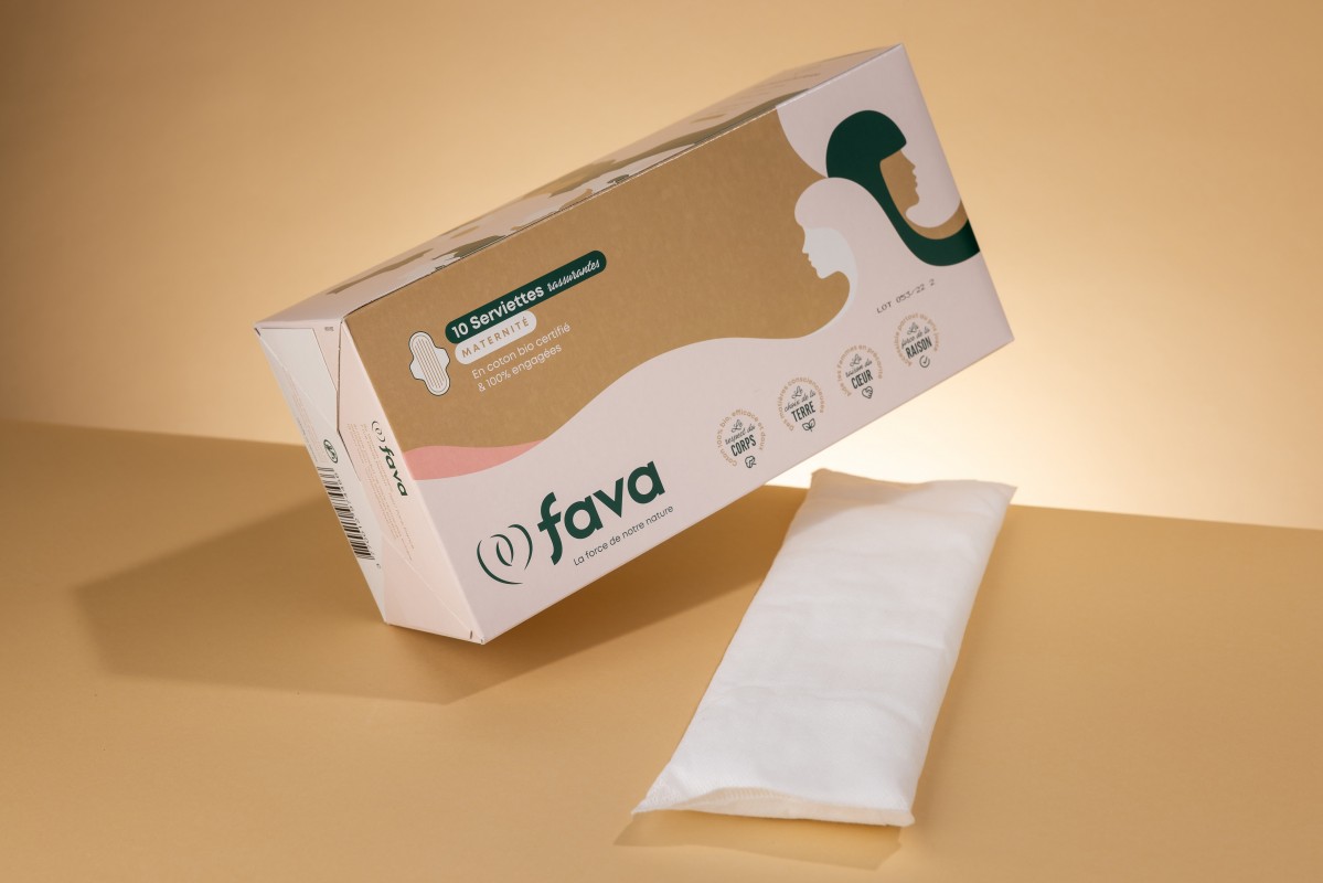 Serviette hygiéniques maternité bio