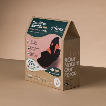Serviette hygiénique nuit lavable Re.sponsable