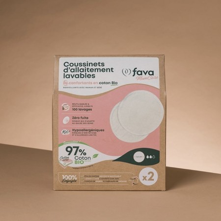 Coussinets allaitement Fava bio