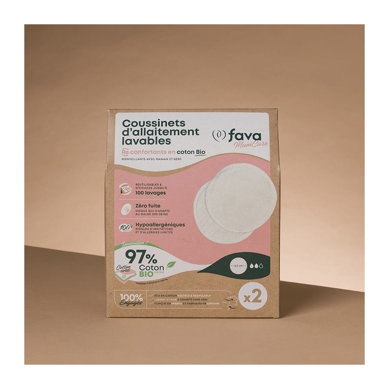 Coussinets allaitement Fava bio Coussinets allaitement Fava bio