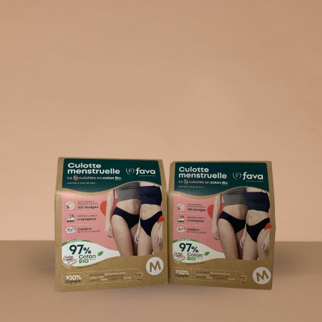 Pack 2 culottes menstruelles