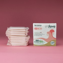 Serviettes hygiéniques coton bio