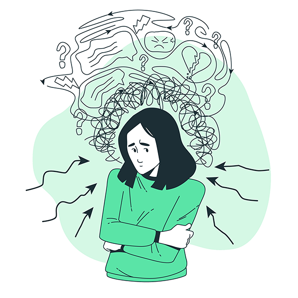 illustration anxiété